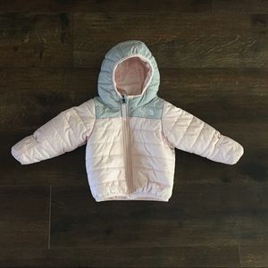 North Face Reversible Zip Up Coat